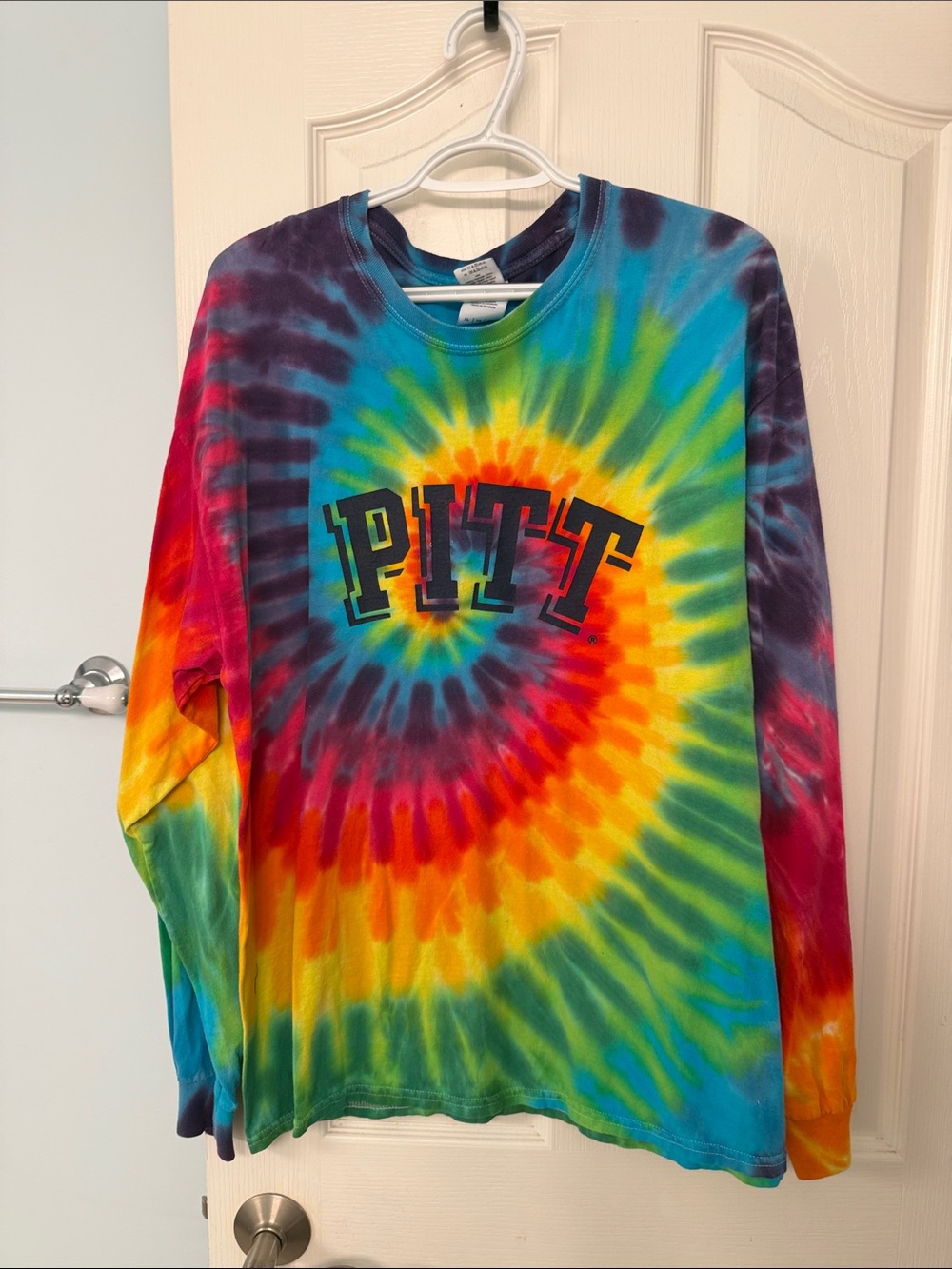 Gildan Tie-Dye PITT Long Sleeve Sweatshirt - Multicolor